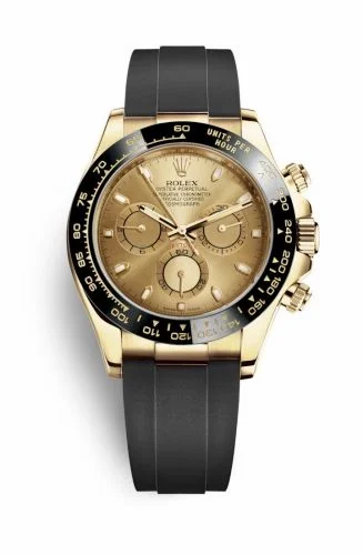 Rolex Cosmograph Daytona Yellow Gold / Cerachrom / Champagne / Oysterflex 116518LN-0042 (M116518ln-0042.)
